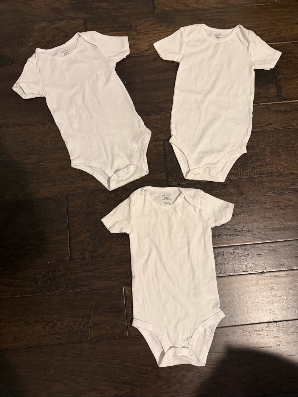 Carter’s white bodysuit onesie bundle